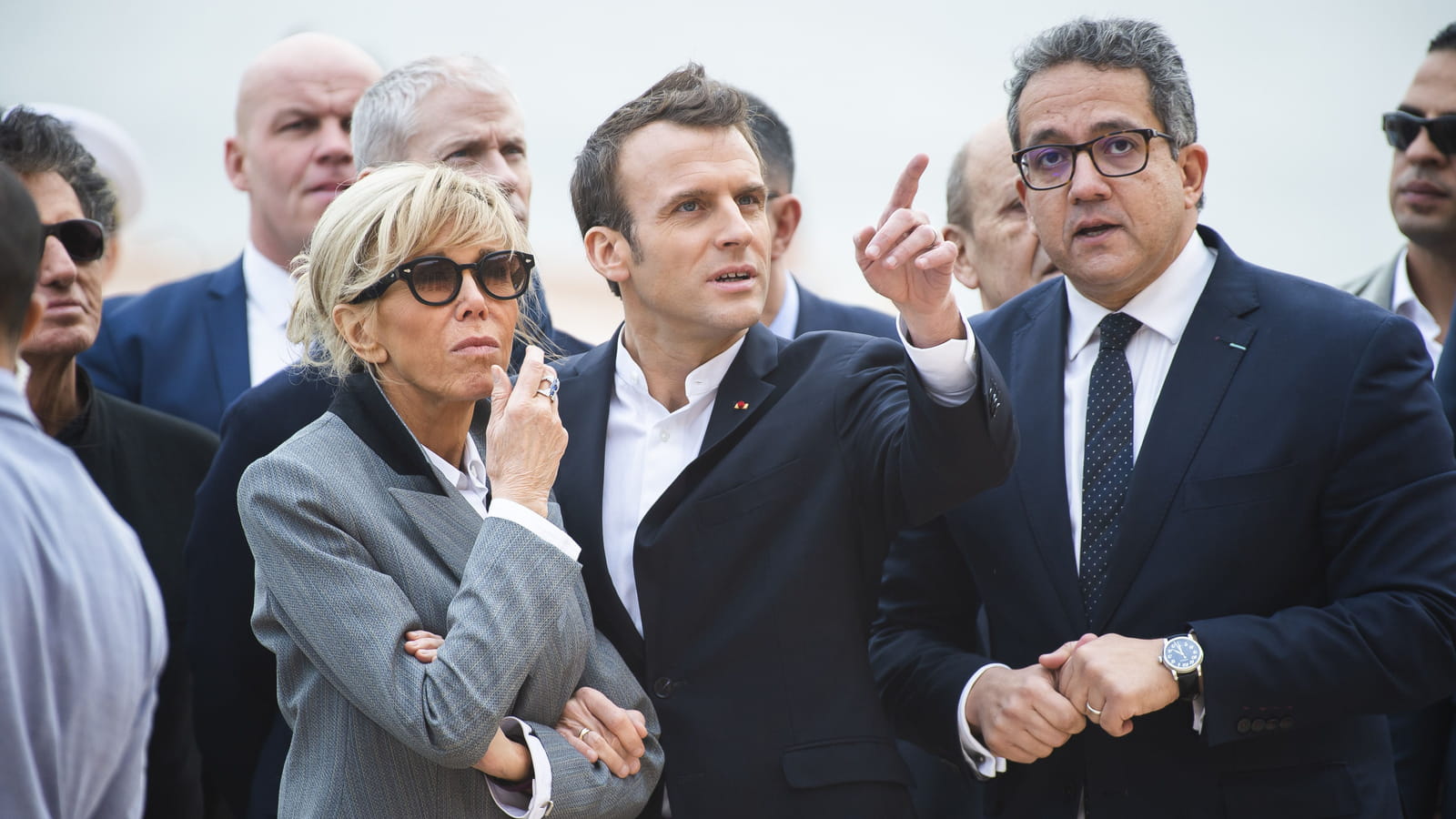 Brigitte et Emmanuel Macron