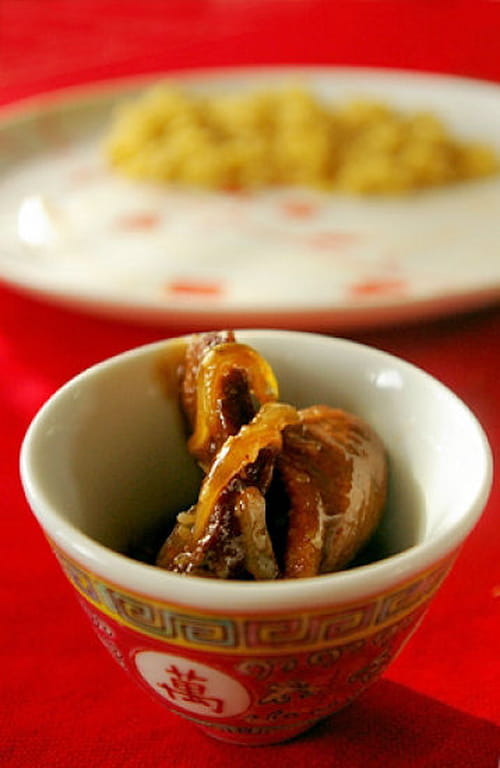 Wok de magret de canard aux oignons et au miel
