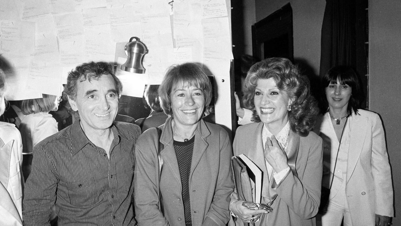 Avec Aznavour et Rosy Varte