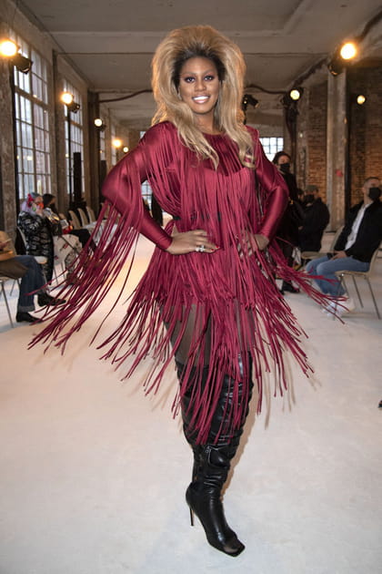 Laverne Cox au d&eacute;fil&eacute; Alexandre Vauthier