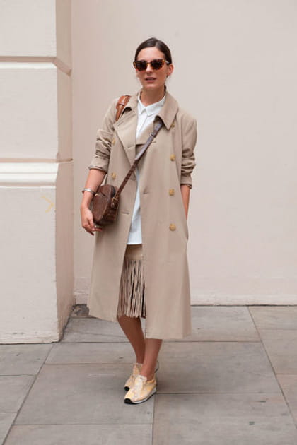 Street looks fashion week Londres : urbain