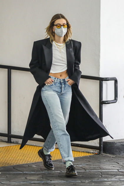 TOP&nbsp;: Hailey Bieber en Yeezy vintage