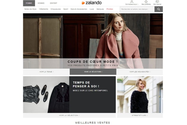 Le e-shop de Zalando