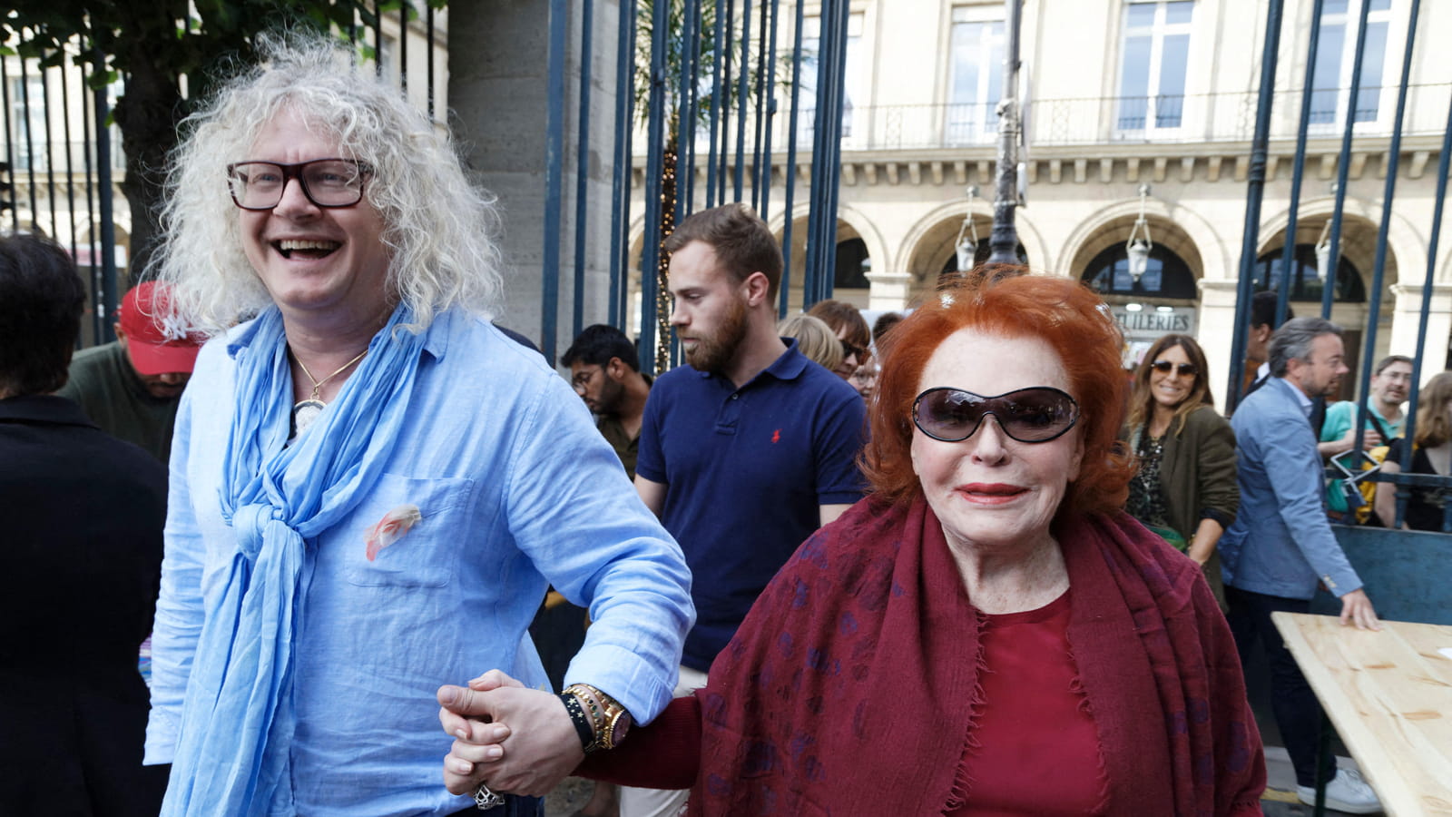Avec Pierre-Jean Chalençon à la Fête des Tuileries en 2019