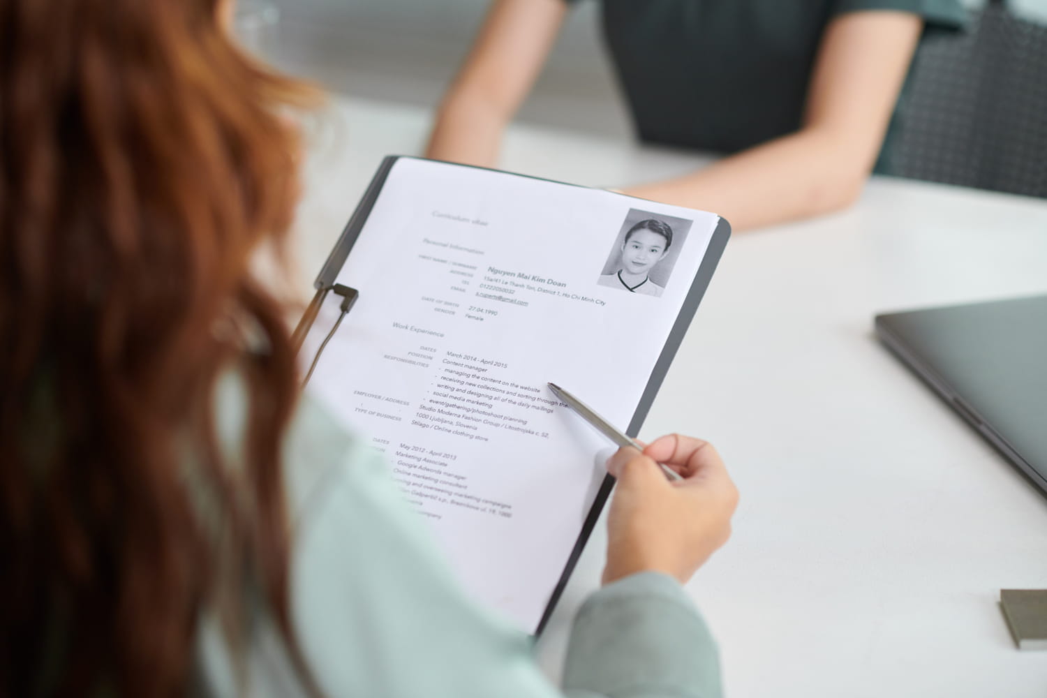 Few people do it but this detail on a CV positively helps the recruiter