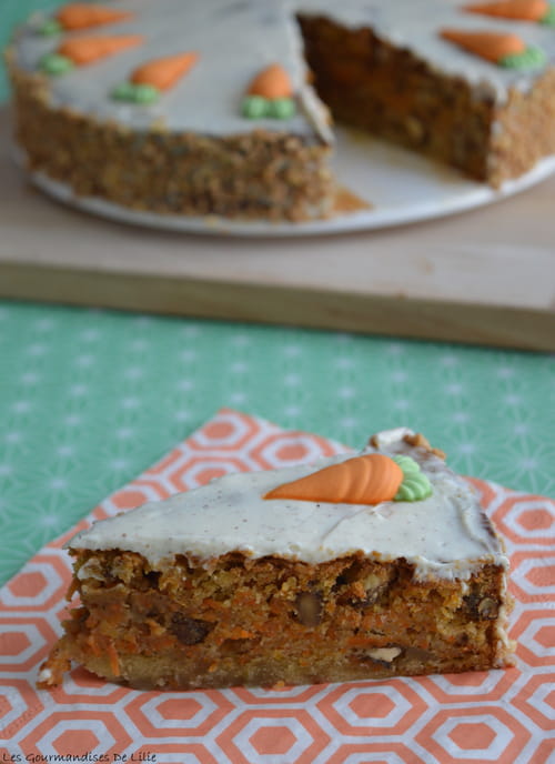 Carrot cake aux épices et son glaçage au Philadelphia