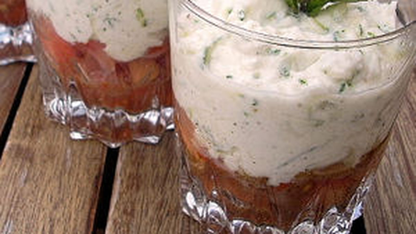 Chèvre frais, courgette, tomates