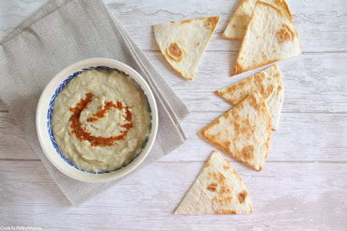 Tartinade haricots blancs et artichauts (option vegan)