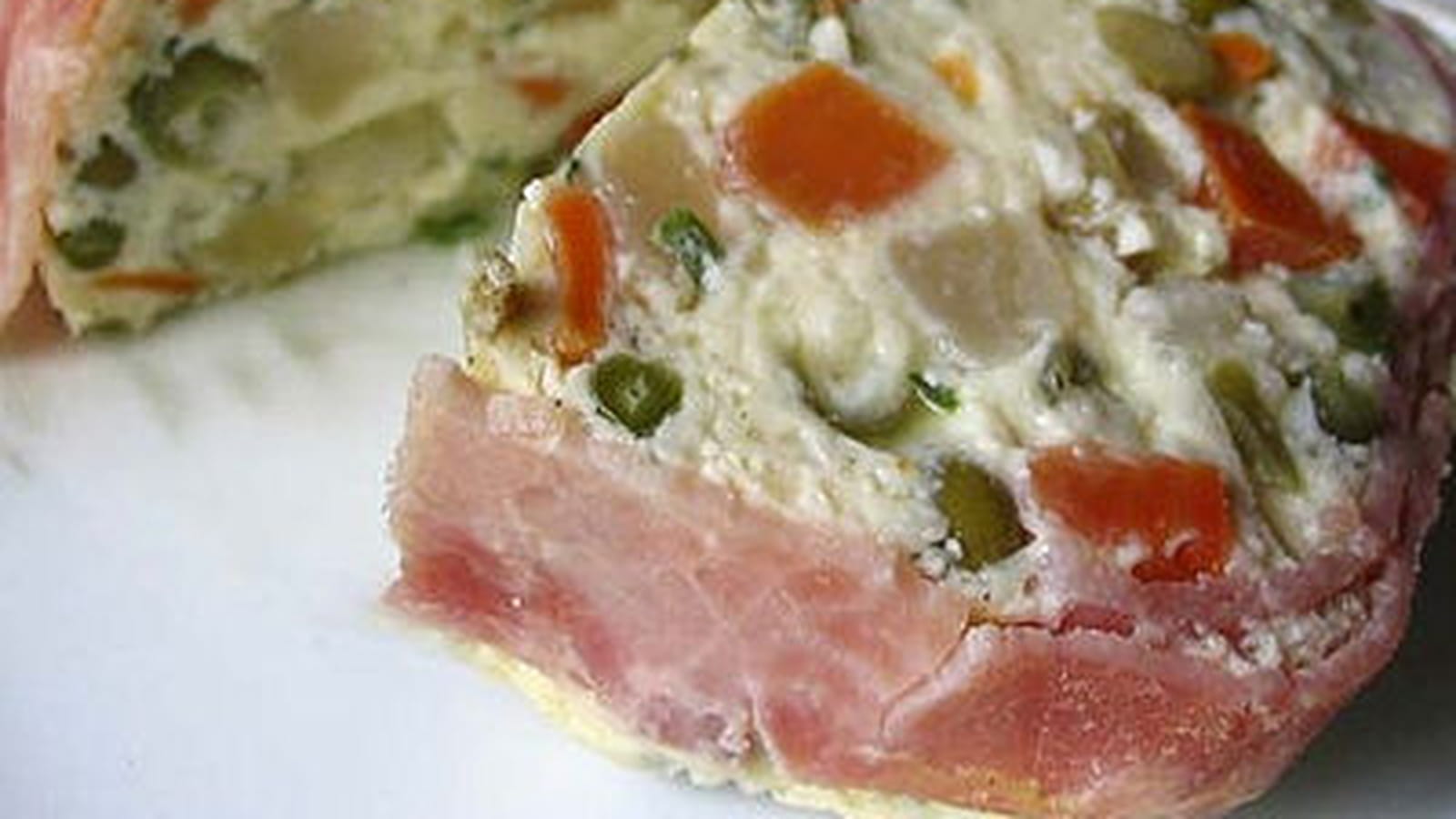 Terrine légère macédoine-jambon