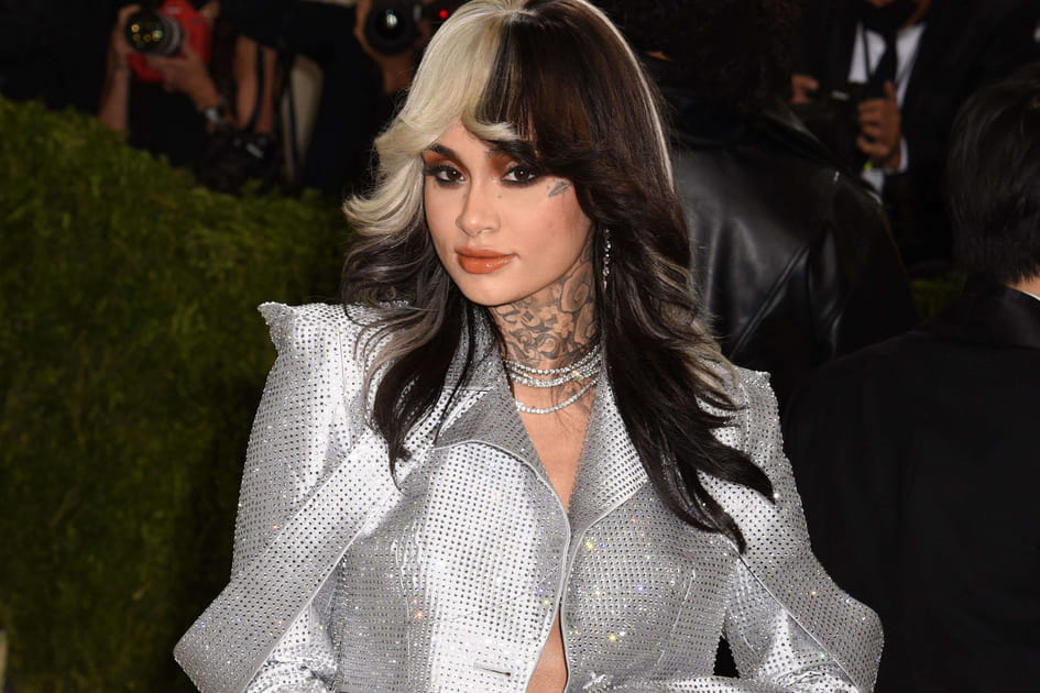 Kehlani, originale avec sa coupe papillon bicolore