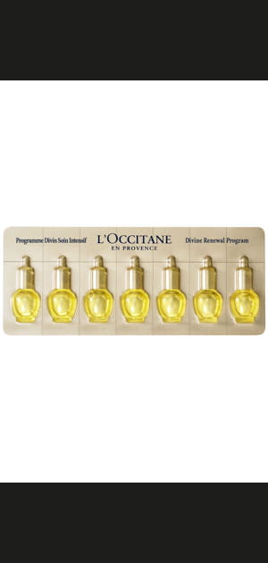 Changer de peau avec le programme divin soin intensif de l'Occitane