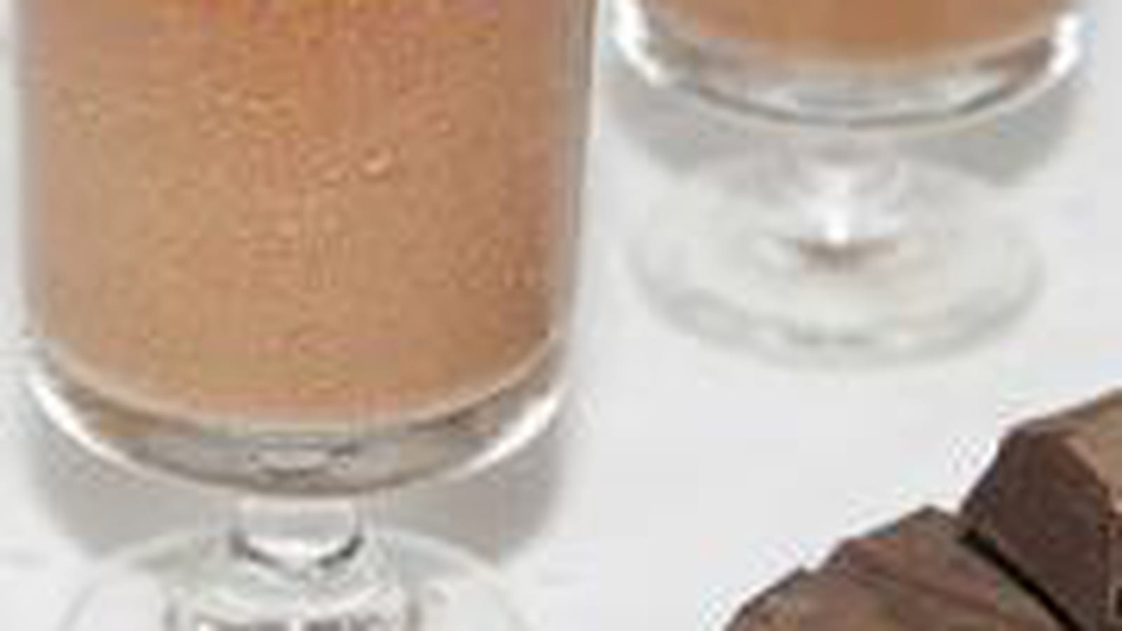 Panna cotta chocolat, orange