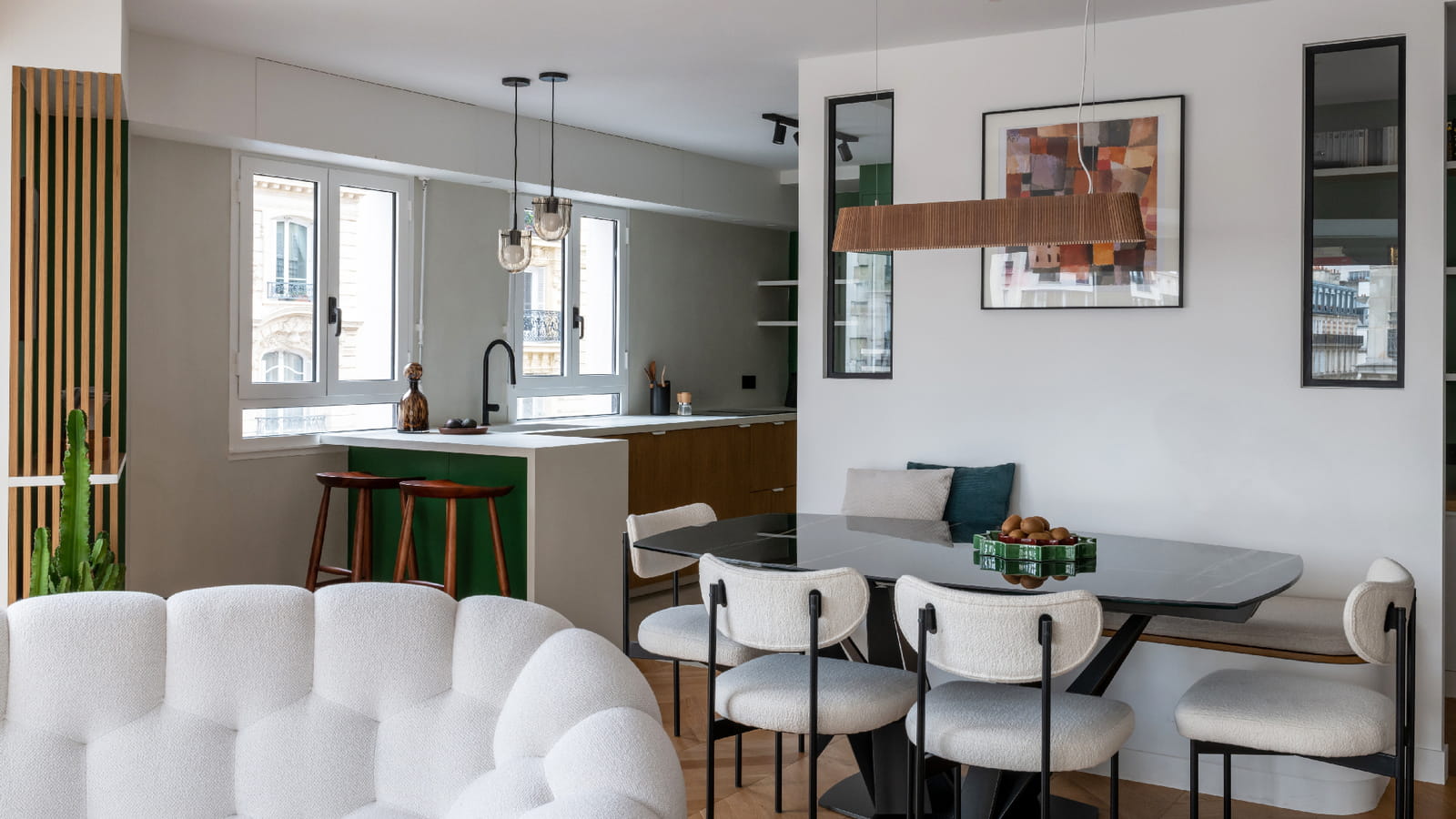 Salle à manger après