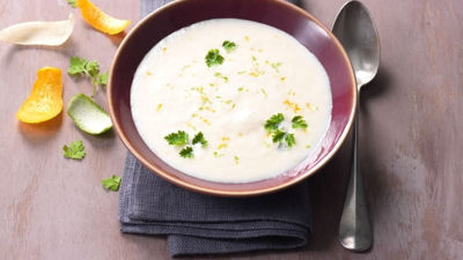 Velouté de panais au St Môret® Ligne & Plaisir