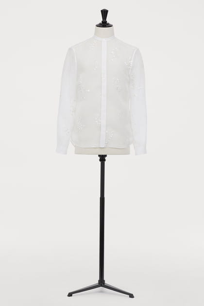 Chemise en organza pr&eacute;-collection Giambattista Valli&nbsp;X H&M