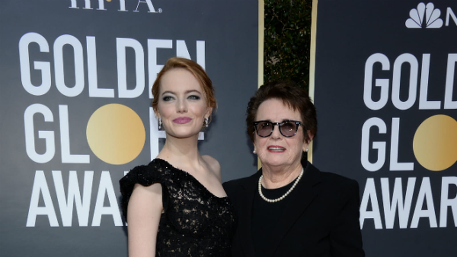 Emma Stone et Billie Jean King 