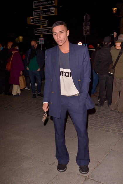 Olivier Rousteing au d&eacute;fil&eacute; Isabel Marant