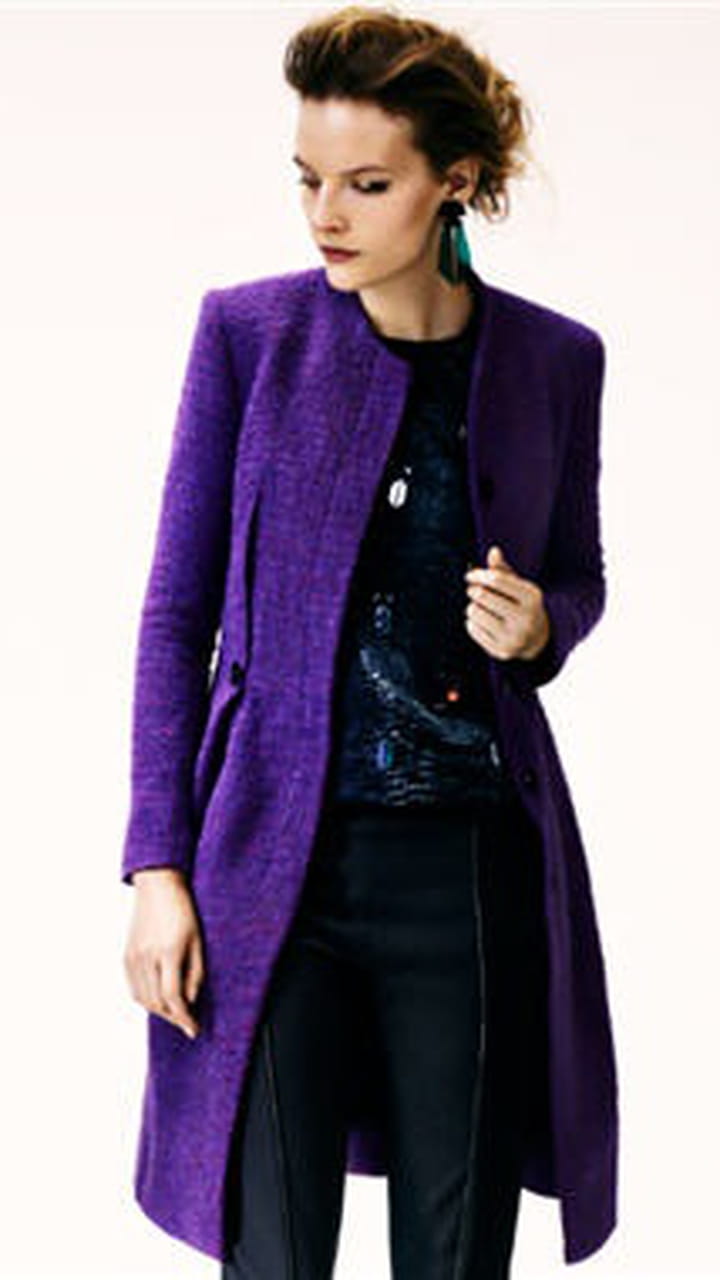 Manteau Bleu Electrique D Etam