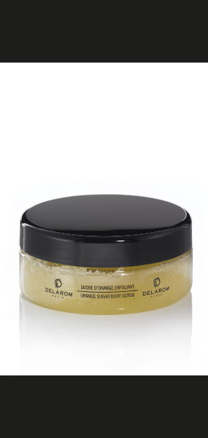 Sucre d'orange exfoliant de Delarom