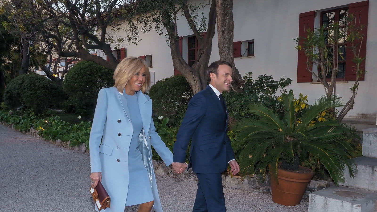 Emmanuel et Brigitte Macron