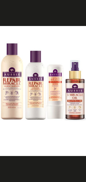 La gamme Repair Miracle d'Aussie