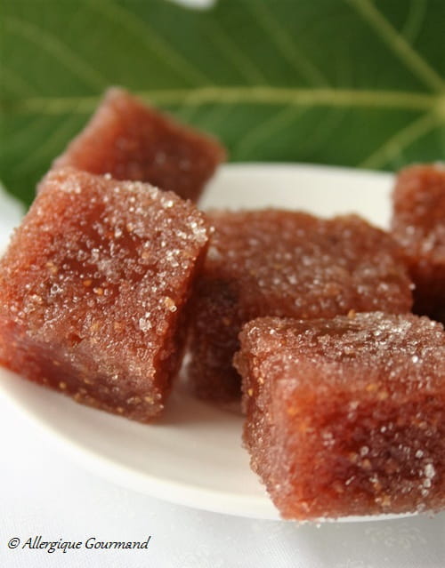 Pâtes de fruits aux figues