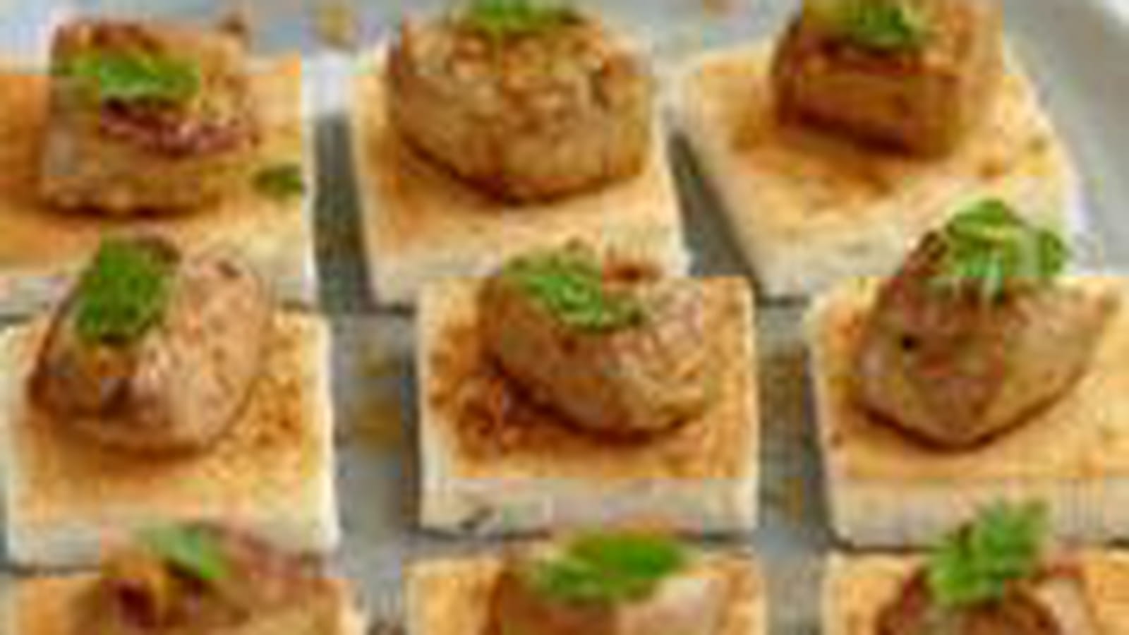 Foie gras d'oie rôti aux épices et spéculoos