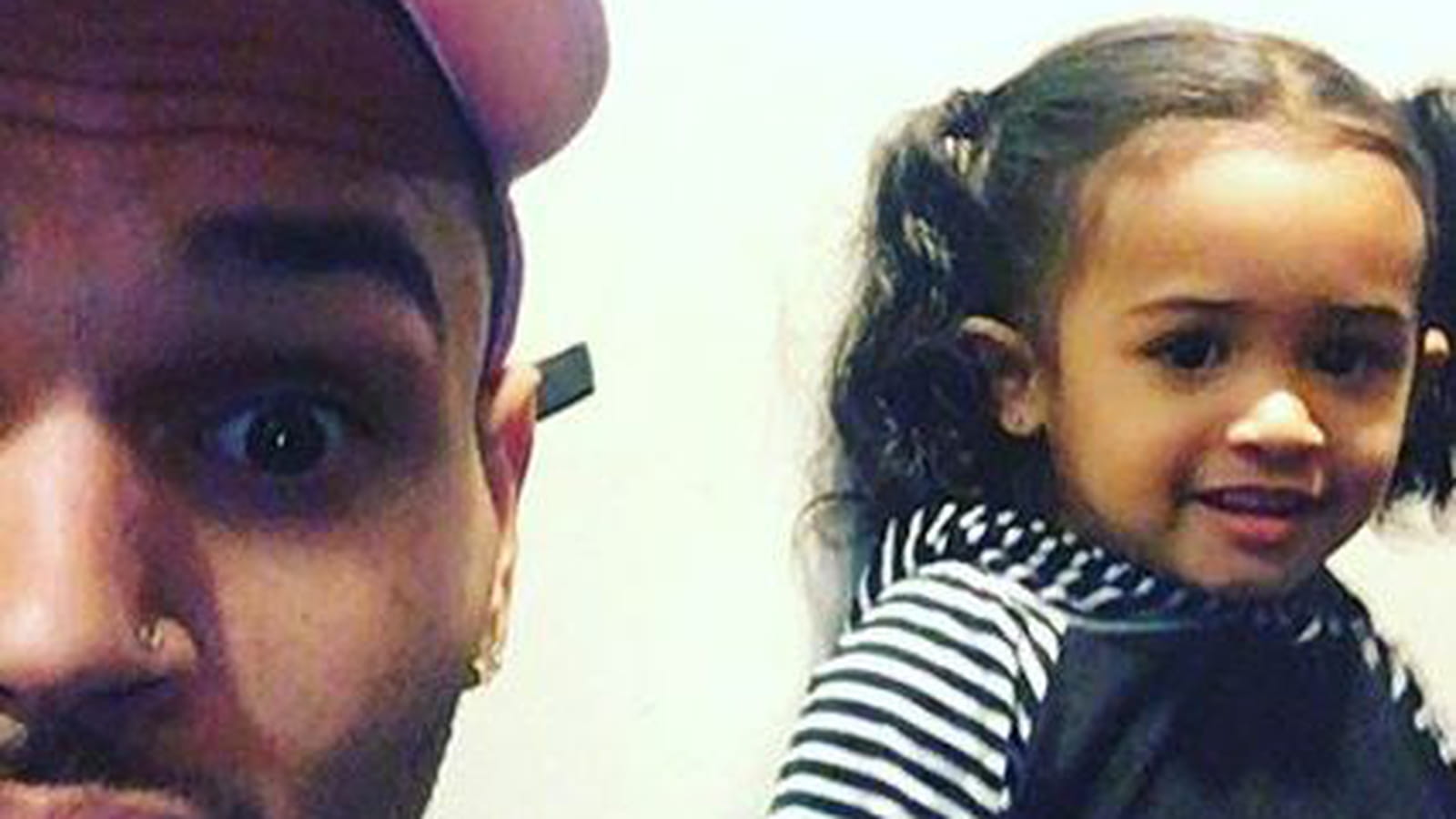 Chris Brown et sa fille Royalty