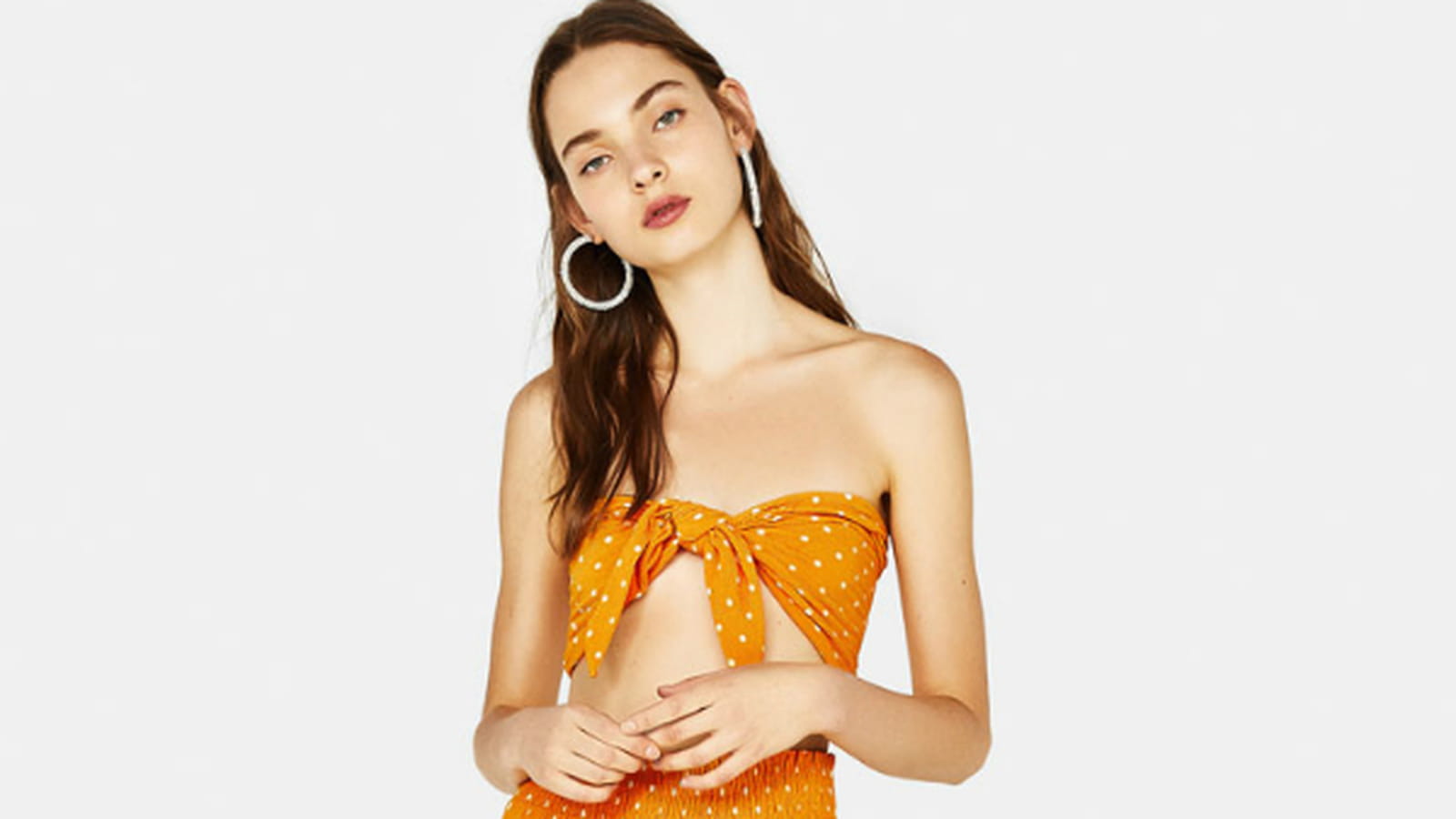 Jupe-culotte plissée de Bershka