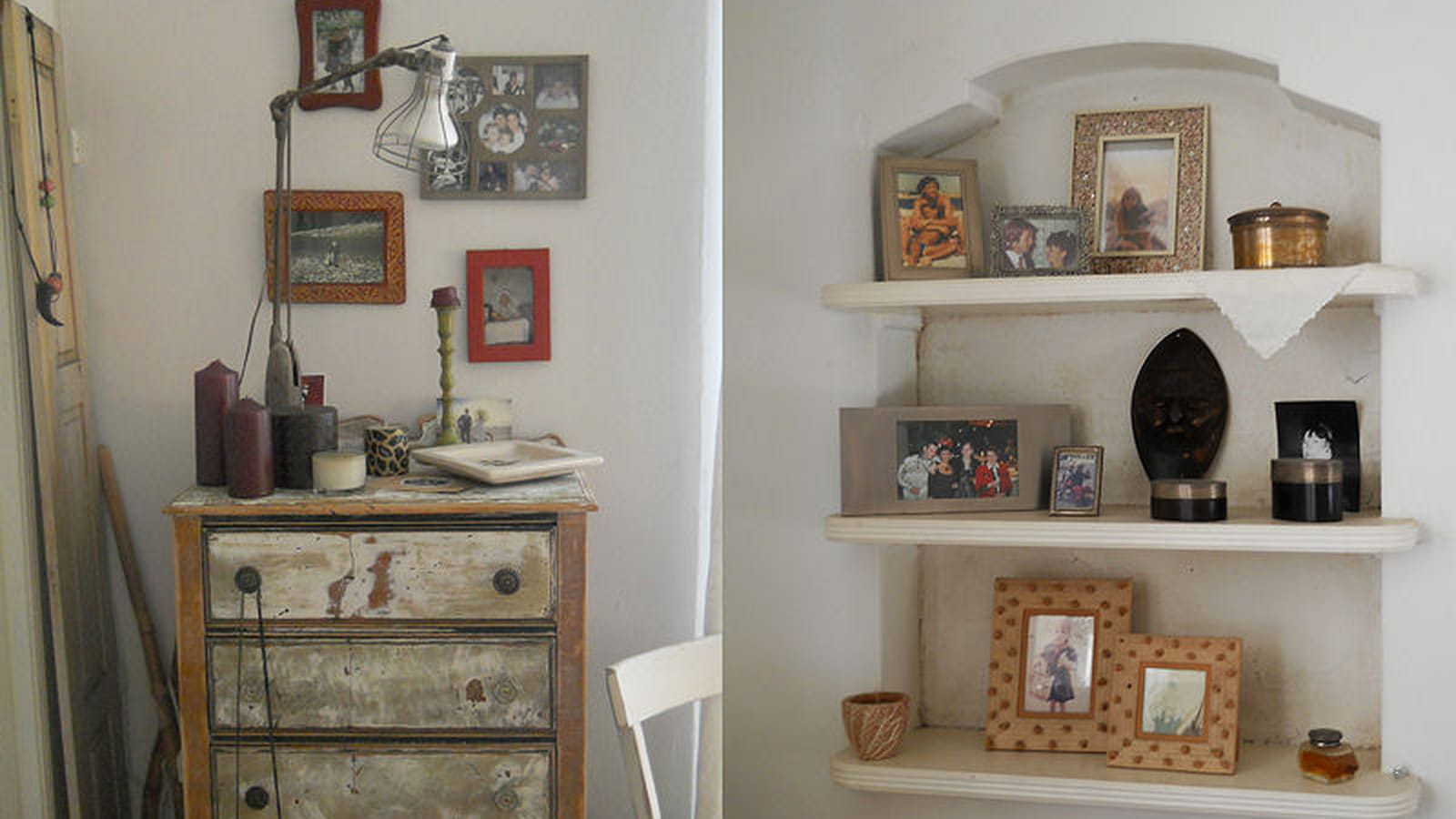 Commode et étagères