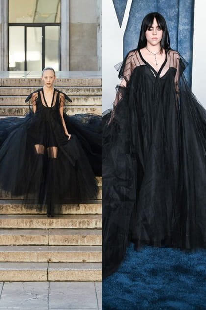 D&eacute;fil&eacute; Rick Owens printemps-&eacute;t&eacute; 2023&nbsp;vs Billie Eilish en 2023