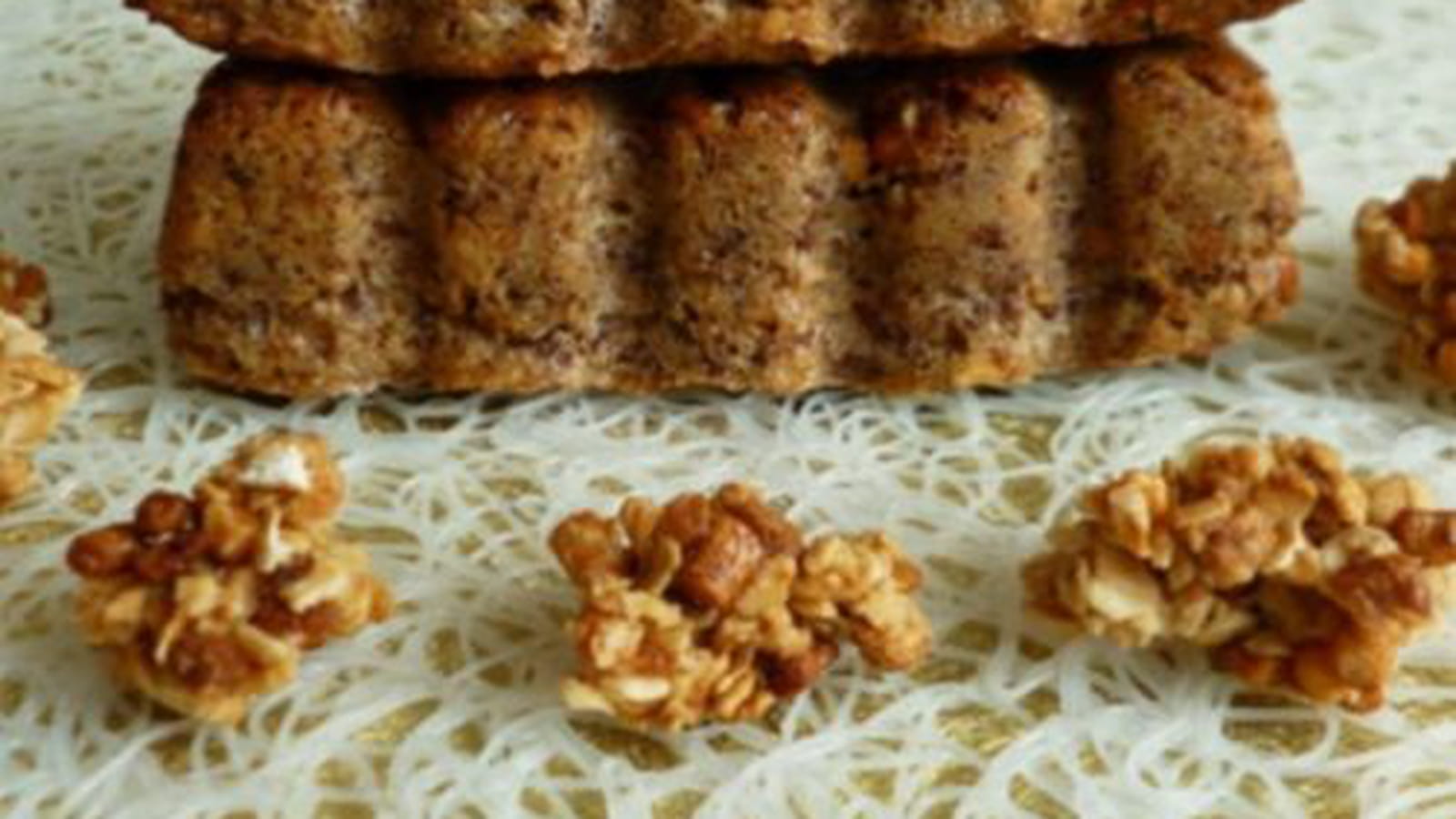 Barres-gâteaux au muesli, végans