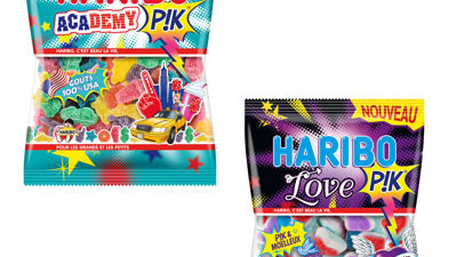 Bonbons Academy P!k et Love P!k de Haribo Pik