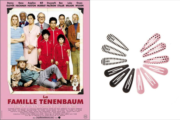 Des barettes façon Margot Tenenbaum dans "La Famille Tenenbaum"