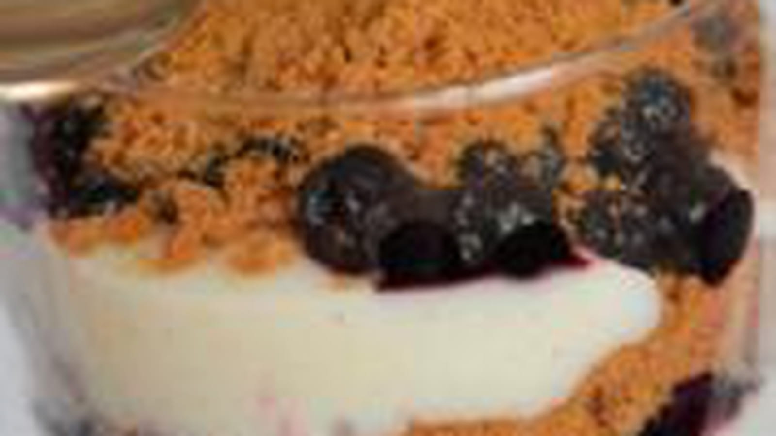 Trifle aux myrtilles