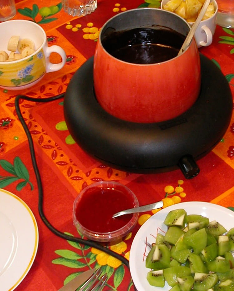 Recette de Fondue au chocolat la recette facile