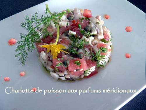 Charlotte de poisson aux parfums méridionaux