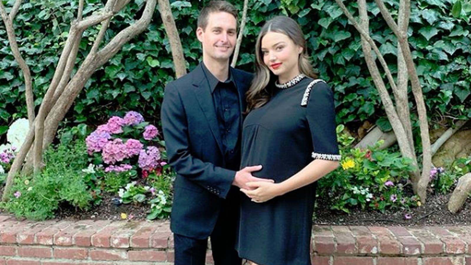 Evan Spiegel et Miranda Kerr