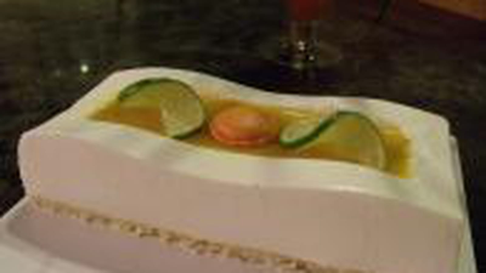 Bavarois citron vert
