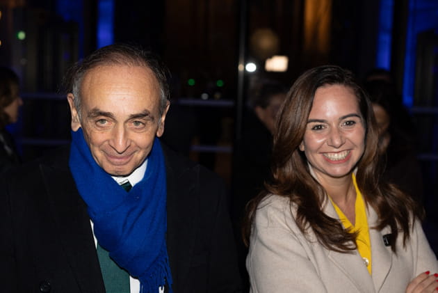 Sarah Knafo et Eric Zemmour complices &agrave; la soir&eacute;e du Figaro