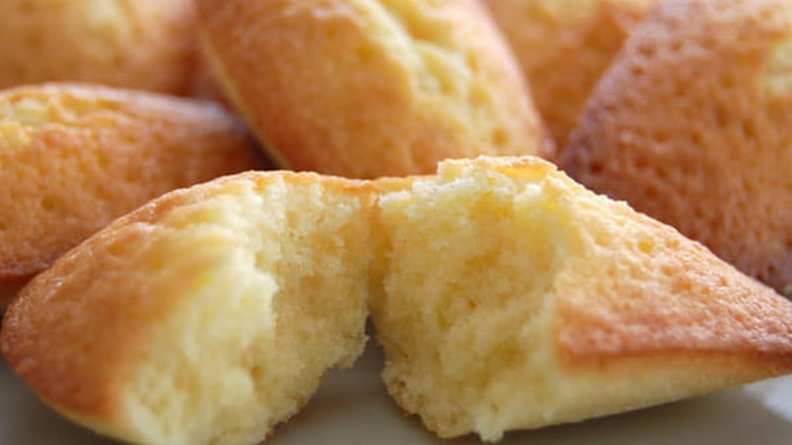 Madeleines saveur vanille