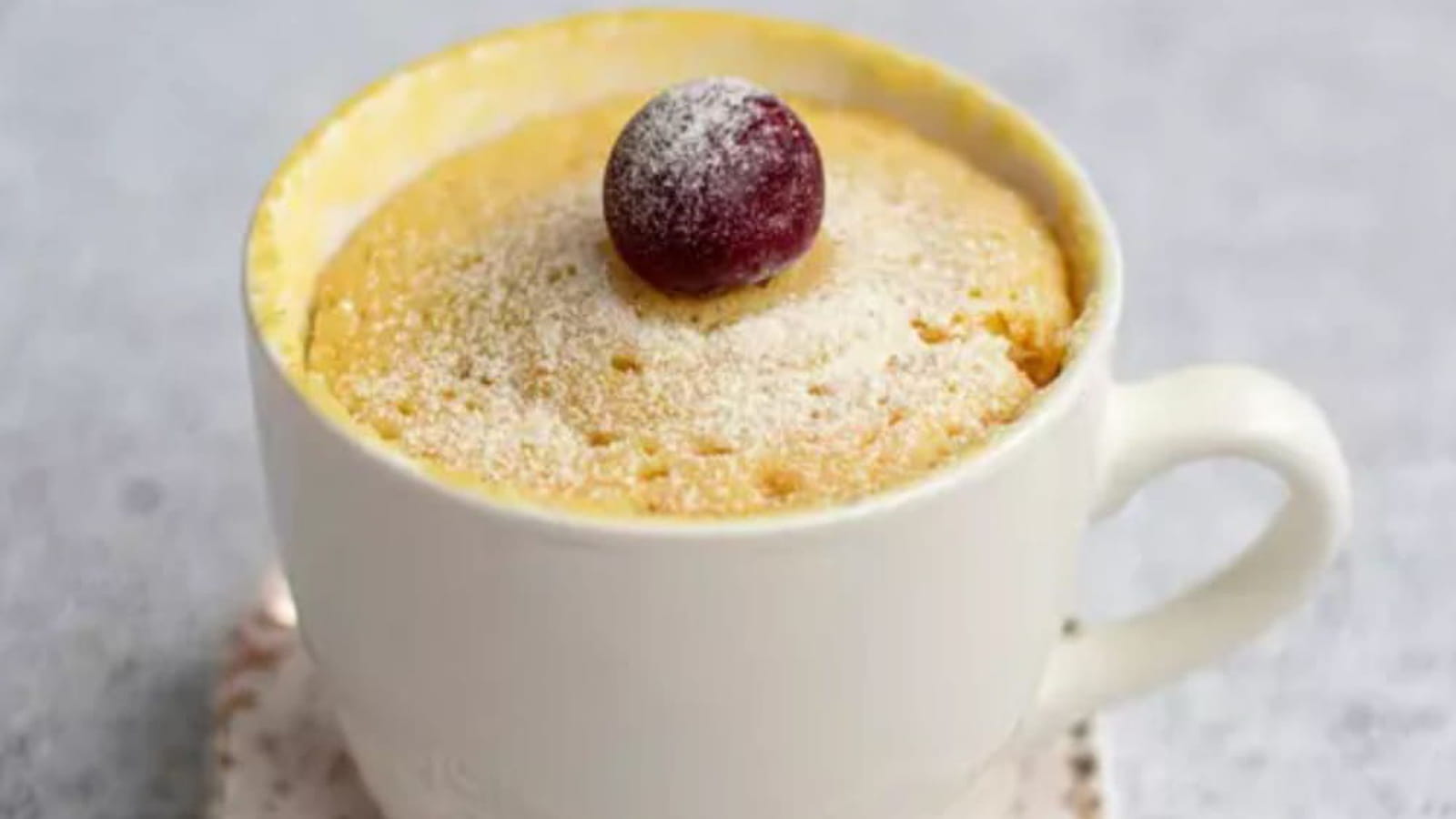 Gâteau minute nature au micro-ondes
