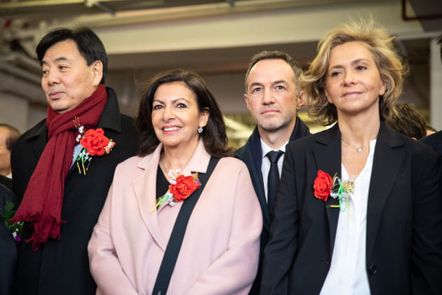 La maire de Paris Anne Hidalgo a f&ecirc;t&eacute; le nouvel An chinois