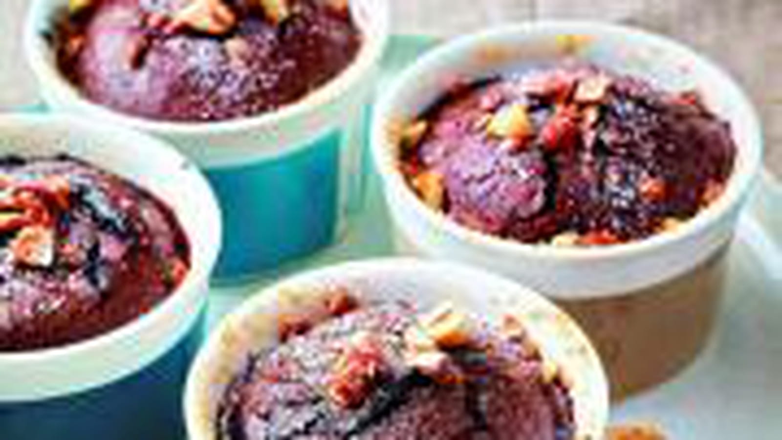 Clafoutis au chocolat praliné