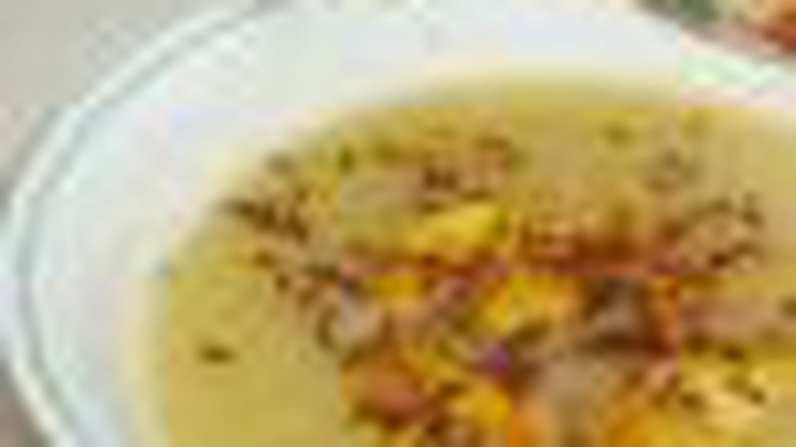 Velouté pommes poires à la vanille