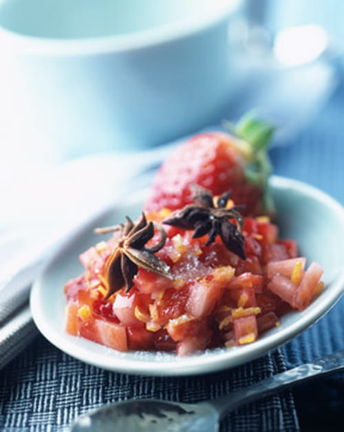 Tartare de fraises (Dessert aux fruits)