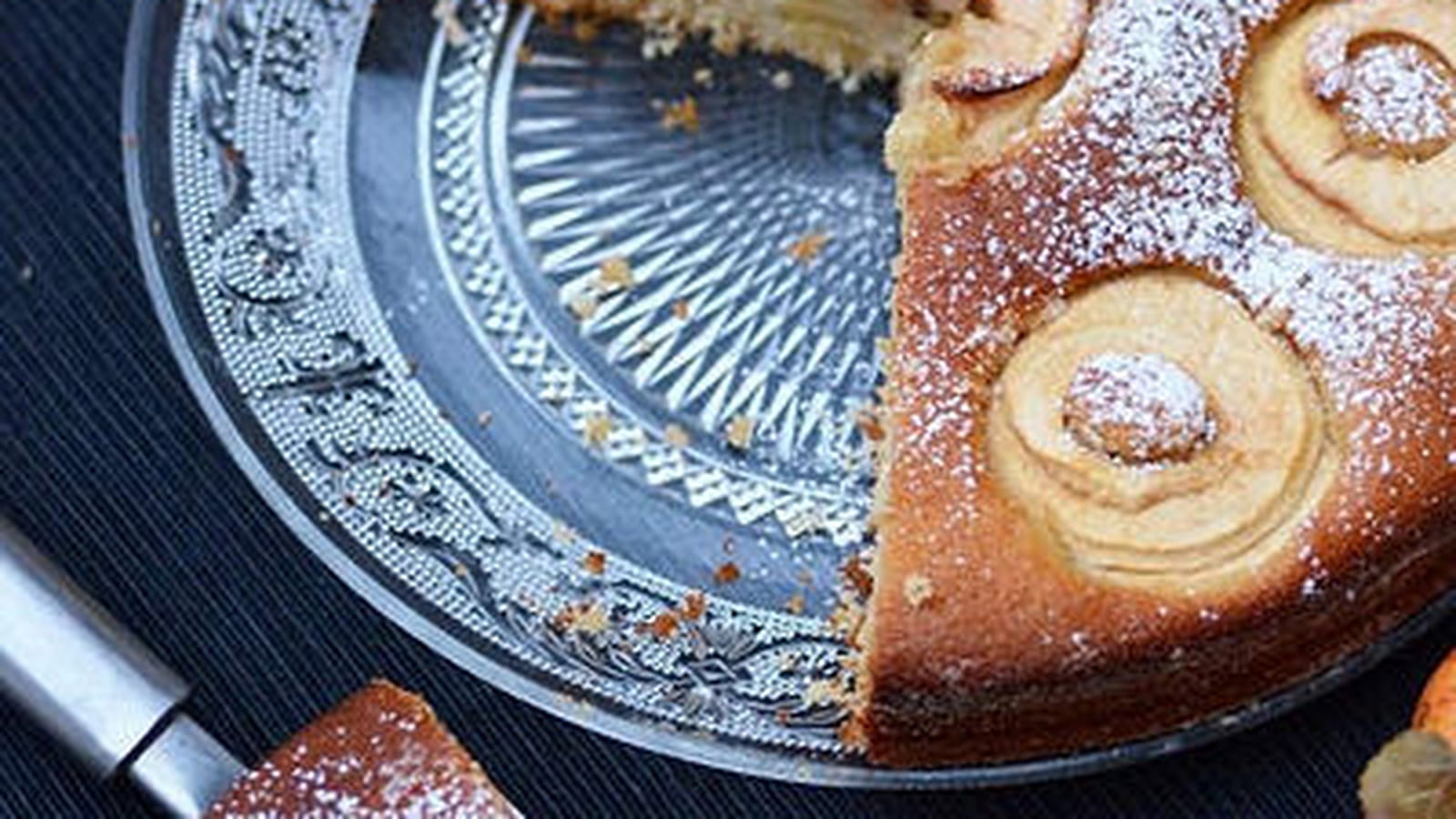 Gâteau façon pommes au four