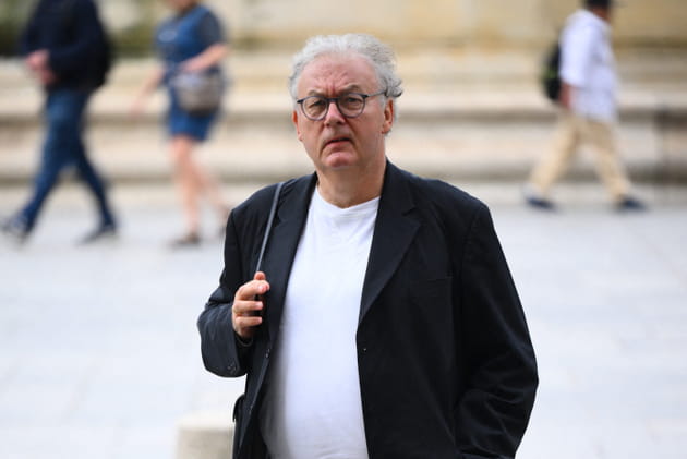 Dominique Besnehard aux obs&egrave;ques de Jean-Paul Rappeneau