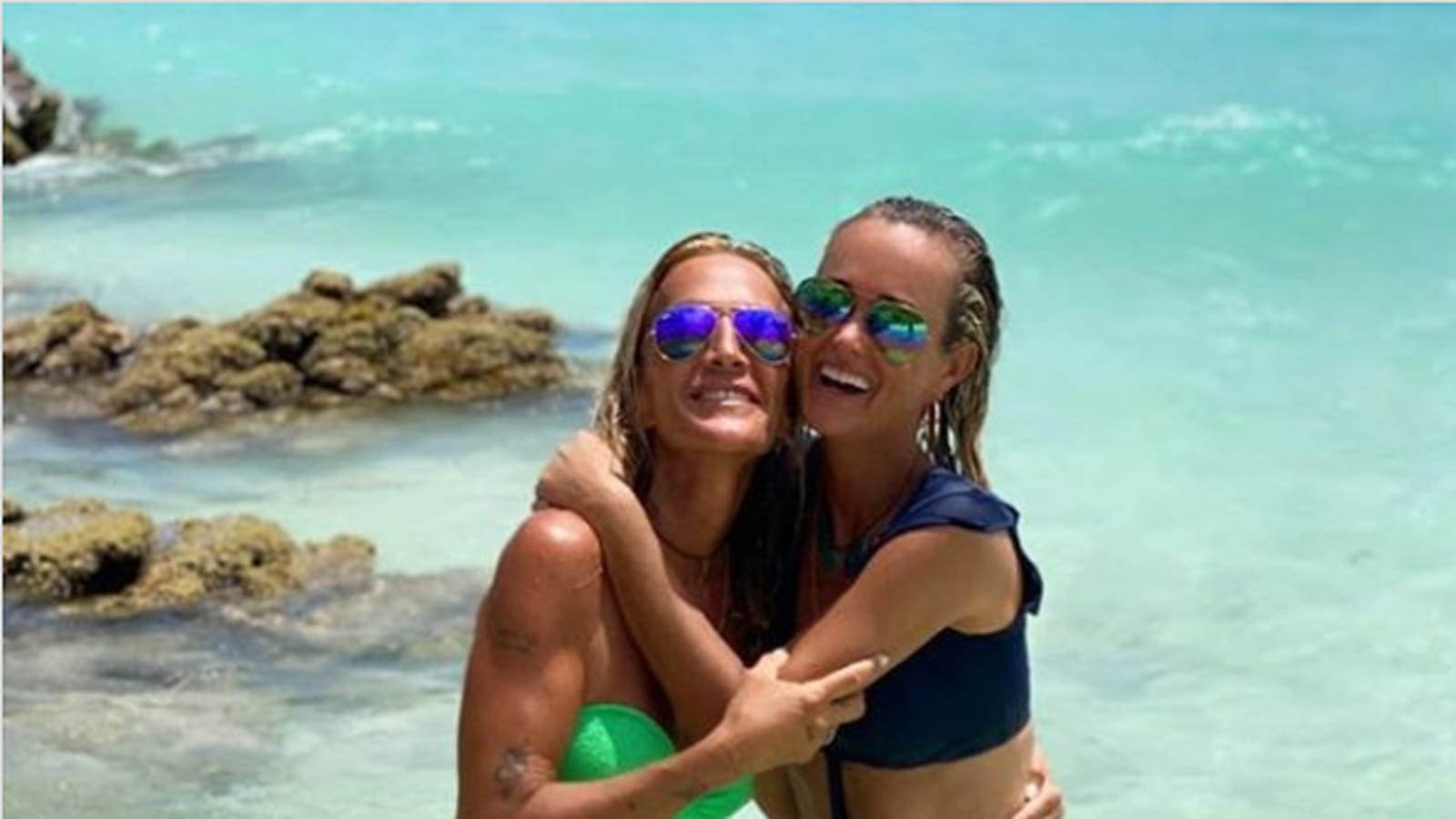 Liliane Jossua et Laeticia Hallyday