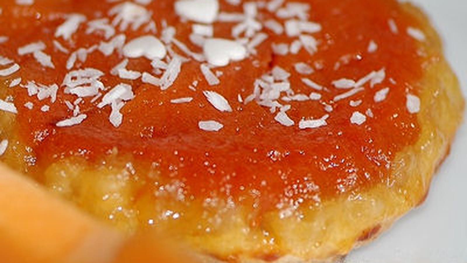 Tartelette tatin melon et noix de coco